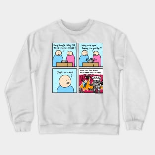 Be polite to robots Crewneck Sweatshirt